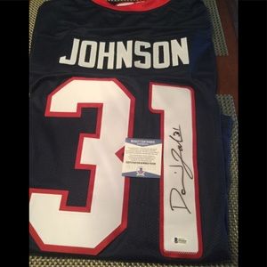 David Johnson signed Houston Beckett certified NEW